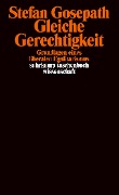 Cover-Bild zum Titel 'Gleiche Gerechtigkeit' von 'Stefan Gosepath'