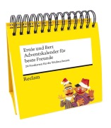 Cover-Bild zum Titel 'Adventskalender für beste Freunde. 24 Postkarten für die Weihnachtszeit (Advents-Postkartenaufsteller)' von 'Ernie und Bert'