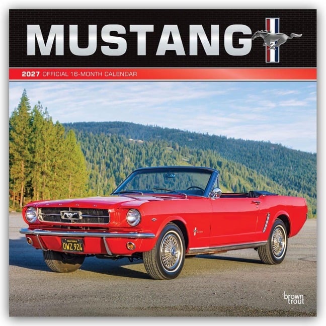 Mustang - Ford Mustang 2027 - 16-Monatskalender - Browntrout Publishers