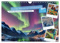 Cover-Bild zum Titel 'Magische Momente mit Naturspektakeln (Wandkalender 2026 DIN A4 quer), CALVENDO Monatskalender' von 'Katharina Stachanczyk'