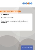 Cover-Bild zum Titel 'Gesundheitsfonds' von 'A. Schneider'