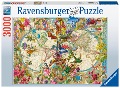 Cover-Bild zum Titel 'Ravensburger Puzzle 17117 Weltkarte mit Schmetterlingen 3000 Teile Puzzle' von ''