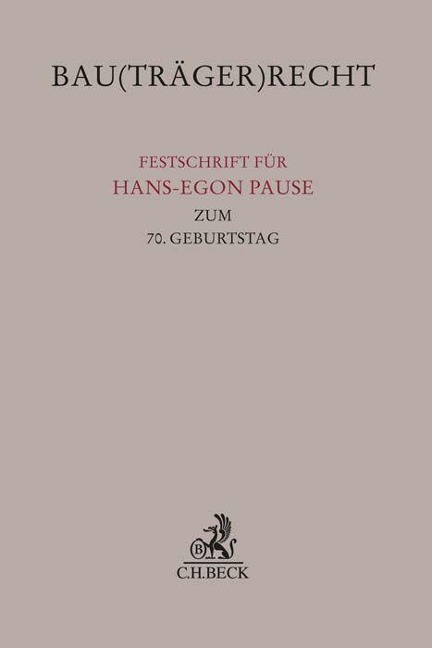 Bau(träger)recht - 