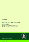 Cover-Bild zum Titel 'Eyn Puls vor Claws Rannstedt zu schlagen' von 'Thomas Lang'