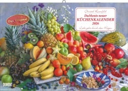 DUMONTS neuer Küchenkalender 2026 - Broschürenkalender - mit Rezepten und Gedichten - Format 42 x 29 cm - 