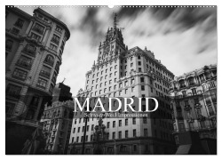Cover-Bild zum Titel 'Madrid - Schwarz-Weiß Impressionen (Wandkalender 2026 DIN A2 quer), CALVENDO Monatskalender' von 'Dirk Meutzner'