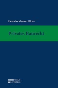 Cover-Bild zum Titel 'Privates Baurecht' von ''
