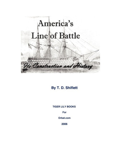 America's Line of Battle: Its Construction & History - T. D. Shiflett