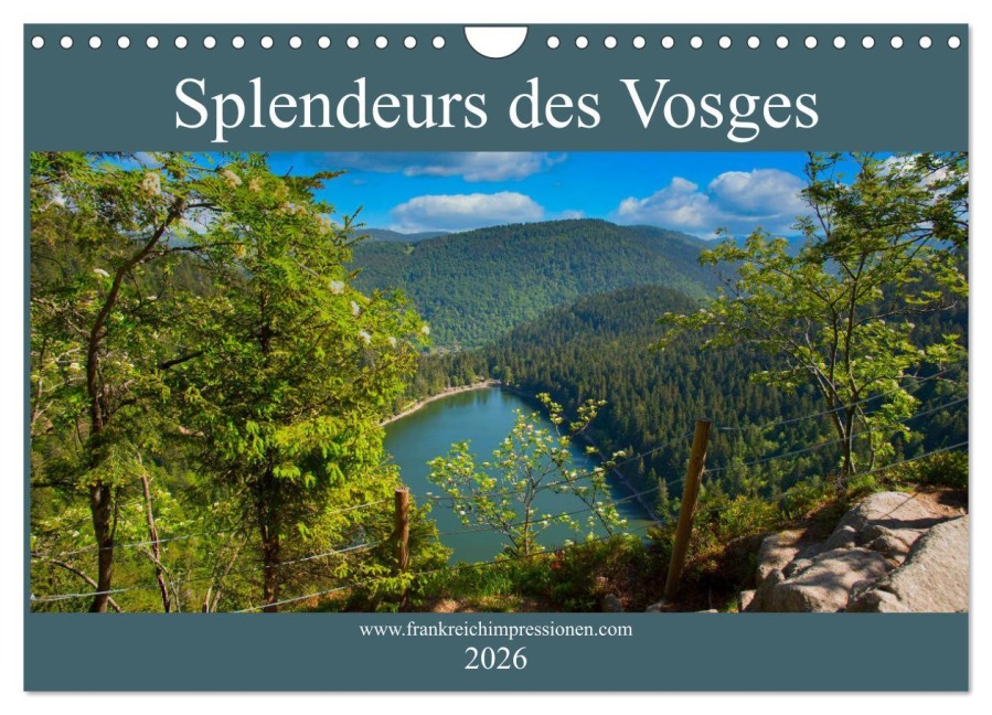 Splendeurs des Vosges (Calendrier mural 2026 DIN A4 vertical), CALVENDO calendrier mensuel - Tanja Midgardson