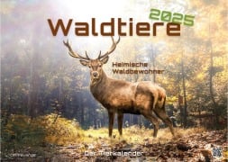 Waldtiere - Heimische Waldbewohner - Der Tierkalender - 2025 - Kalender DIN A3 - 