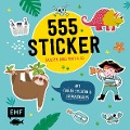 555 Sticker - Faultier, Dino, Pirat und Co. - 