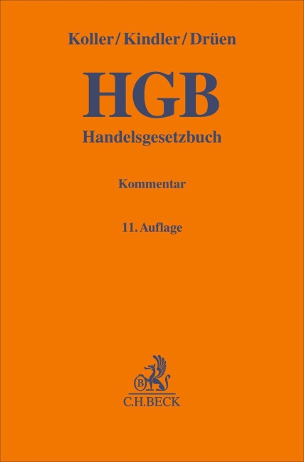 Handelsgesetzbuch. HGB - Ingo Koller, Peter Stelmaszczyk, Nina Bach, Klaus-Dieter Drüen, Stefan Huber