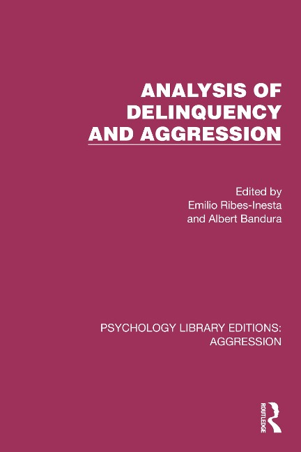 Analysis of Delinquency and Aggression - 