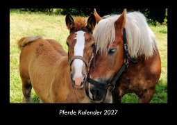 Cover-Bild zum Titel 'Pferde Kalender 2027 Fotokalender DIN A3' von 'Tobias Becker'