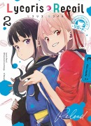 Cover-Bild zum Titel 'Lycoris Recoil: Reload 02' von 'Spider Lily, Mimishiky, Nata Ookura, Yokoshima Penguin, Rita'