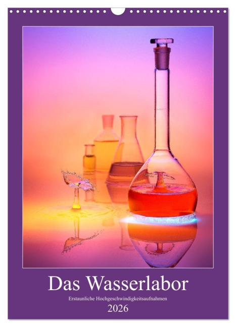 Das Wasserlabor (Wandkalender 2026 DIN A3 hoch), CALVENDO Monatskalender - David Tschui