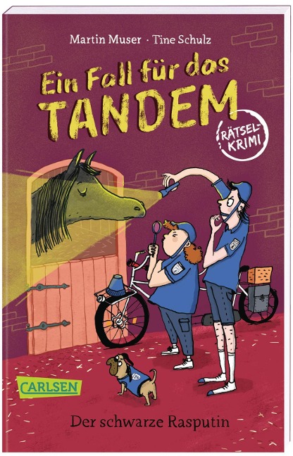 Ein Fall für das Tandem: Der schwarze Rasputin, Rätselkrimi ab 9 Jahren (Detektivgeschichte mit Wimmel-, Such- und Denkrätseln zum Knobeln und Lösen des Falls) - Martin Muser