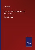 Cover-Bild zum Titel 'Zeitschrift für Stenographie und Orthographie' von 'G. Michaelis'