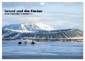 Island und die Färöer (Wandkalender 2025 DIN A4 quer), CALVENDO Monatskalender - Reinhard Pantke