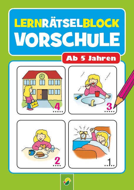 Lernrätselblock Vorschule | Für Kinder ab 5 Jahren - 