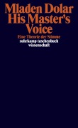 Cover-Bild zum Titel 'His Master's Voice' von 'Mladen Dolar'