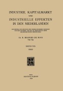 Cover-Bild zum Titel 'Industrie, Kapitalmarkt und Industrielle Effekten in den Niederlanden' von 'R. Brandes De Roos'