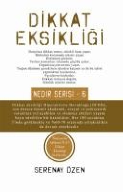 Dikkat Eksikligi - Nedir Serisi 6 - Serenay Özen