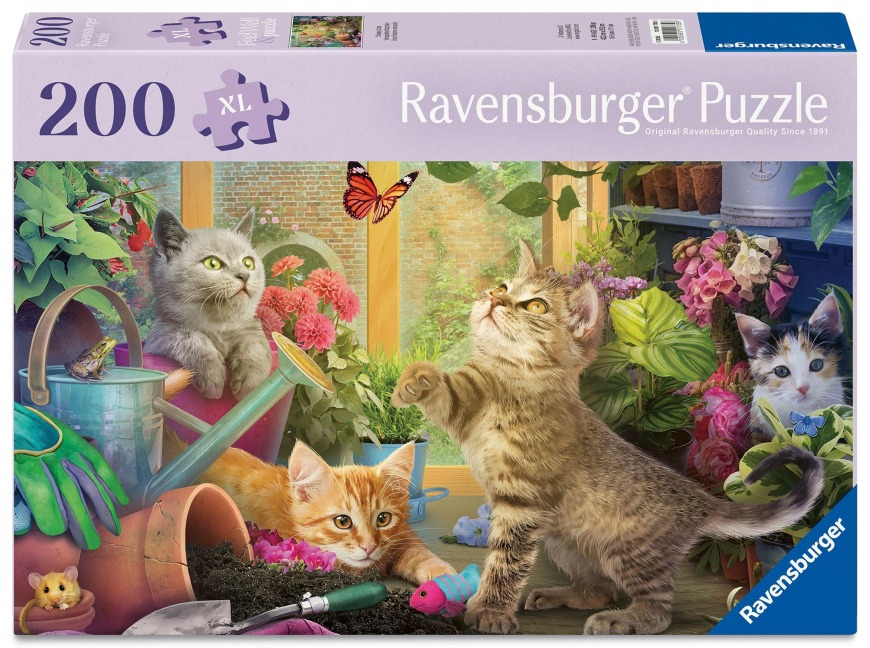 Feel Well & Puzzle 200 Teile - Verspielte Kätzchen - 