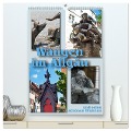 Wangen im Allgäu und seine schönen Brunnen (hochwertiger Premium Wandkalender 2025 DIN A2 hoch), Kunstdruck in Hochglanz - Walter J. Richtsteig