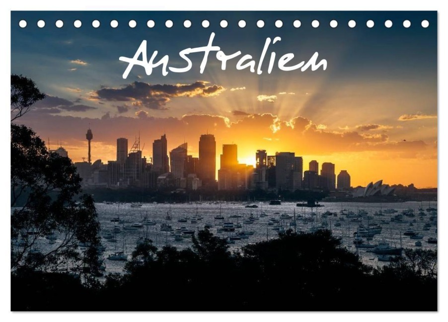 Australien (Tischkalender 2027 DIN A5 quer), CALVENDO Monatskalender - Markus Gann (Magann)