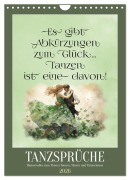 Cover-Bild zum Titel 'Tanzsprüche (Wandkalender 2026 DIN A4 hoch), CALVENDO Monatskalender' von 'Sabine Löwer'