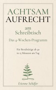 Cover-Bild zum Titel 'Achtsam aufrecht am Schreibtisch' von 'Etienne Schäfer'