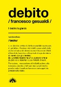Cover-Bild zum Titel 'Debito' von 'Francesco Gesualdi'