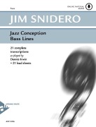 Cover-Bild zum Titel 'Jazz Conception Bass Lines' von 'Jim Snidero'