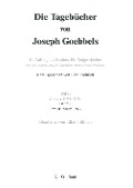 Die Tagebücher von Joseph Goebbels, Band 7, Januar - März 1943 - 