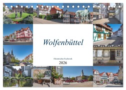 Cover-Bild zum Titel 'Wolfenbüttel - Historisches Fachwerk (Tischkalender 2026 DIN A5 quer), CALVENDO Monatskalender' von 'Magic Artist Design Gierok'