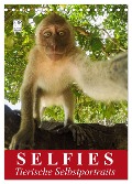 Selfies. Tierische Selbstportraits (Tischkalender 2025 DIN A5 hoch), CALVENDO Monatskalender - Elisabeth Stanzer