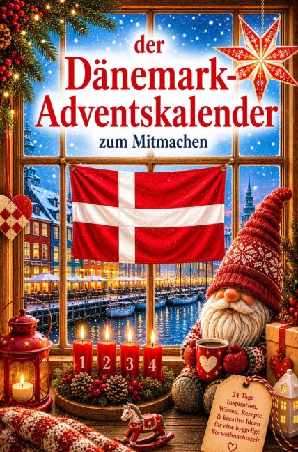 Der Dänemark-Adventskalender zum Mitmachen: 24 Türchen zum Backen, Basteln, Ausmalen, Rätseln & Entdecken für eine hyggelige Vorweihnachtszeit - Smilla Christensen