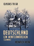 Cover-Bild zum Titel 'Deutschland Ein Wintermärchen (German)' von 'Heinrich Heine'