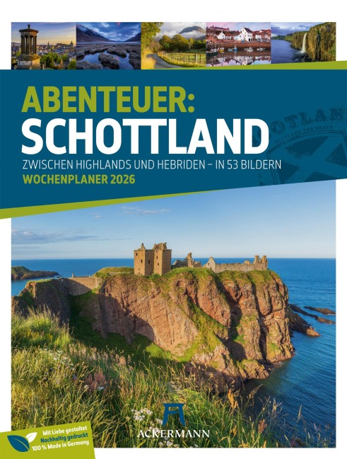 Schottland - Zwischen Highlands und Hebriden - Wochenplaner Kalender 2026 - Ackermann Kunstverlag GmbH