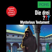Cover-Bild zum Titel 'PONS Die drei ??? Fragezeichen Mysterious Testament' von 'André Marx'