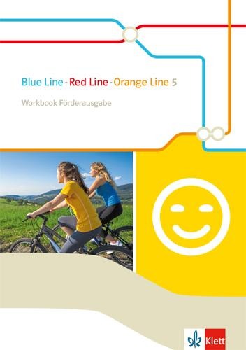 Blue Line - Red Line - Orange Line 5. Workbook Förderausgabe - 