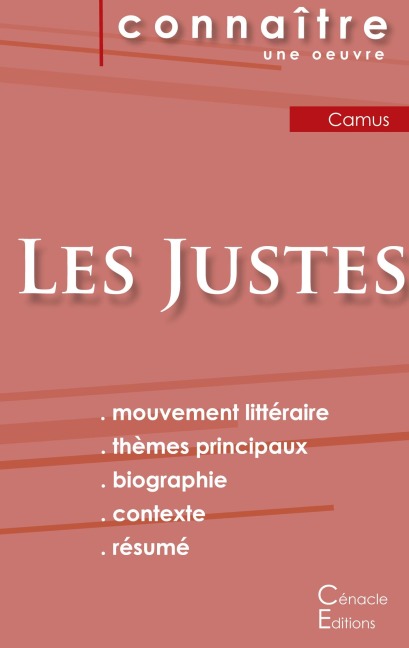 Fiche de lecture Les Justes (Analyse littéraire de référence et résumé complet) - Albert Camus