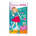 Cover-Bild zum Titel 'Trötsch Malbuch Stickermalbuch Fashion-Star Popstar' von ''