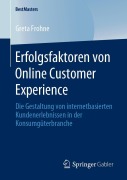 Cover-Bild zum Titel 'Erfolgsfaktoren von Online Customer Experience' von 'Greta Frohne'