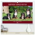 Berner Sennenhund - Der beste Freund fürs Leben (hochwertiger Premium Wandkalender 2025 DIN A2 quer), Kunstdruck in Hochglanz - Sigrid Starick