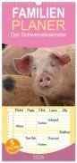 Cover-Bild zum Titel 'Familienplaner 2026 - Der Schweinekalender mit 5 Spalten (Wandkalender, 21 x 45 cm) CALVENDO' von 'Christine Schmutzler-Schaub'