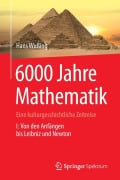 Cover-Bild zum Titel '6000 Jahre Mathematik' von 'Hans Wußing'