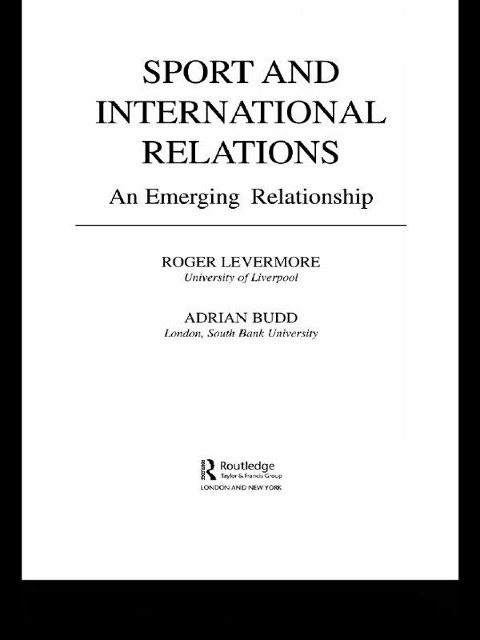 Sport and International Relations - 