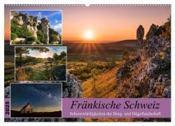 Fränkische Schweiz - Sehenswürdigkeiten der Berg- und Hügellandschaft (Wandkalender 2025 DIN A2 quer), CALVENDO Monatskalender - Raphael Amesoeder